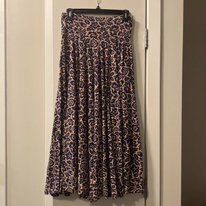 NWT blue and tan skirt